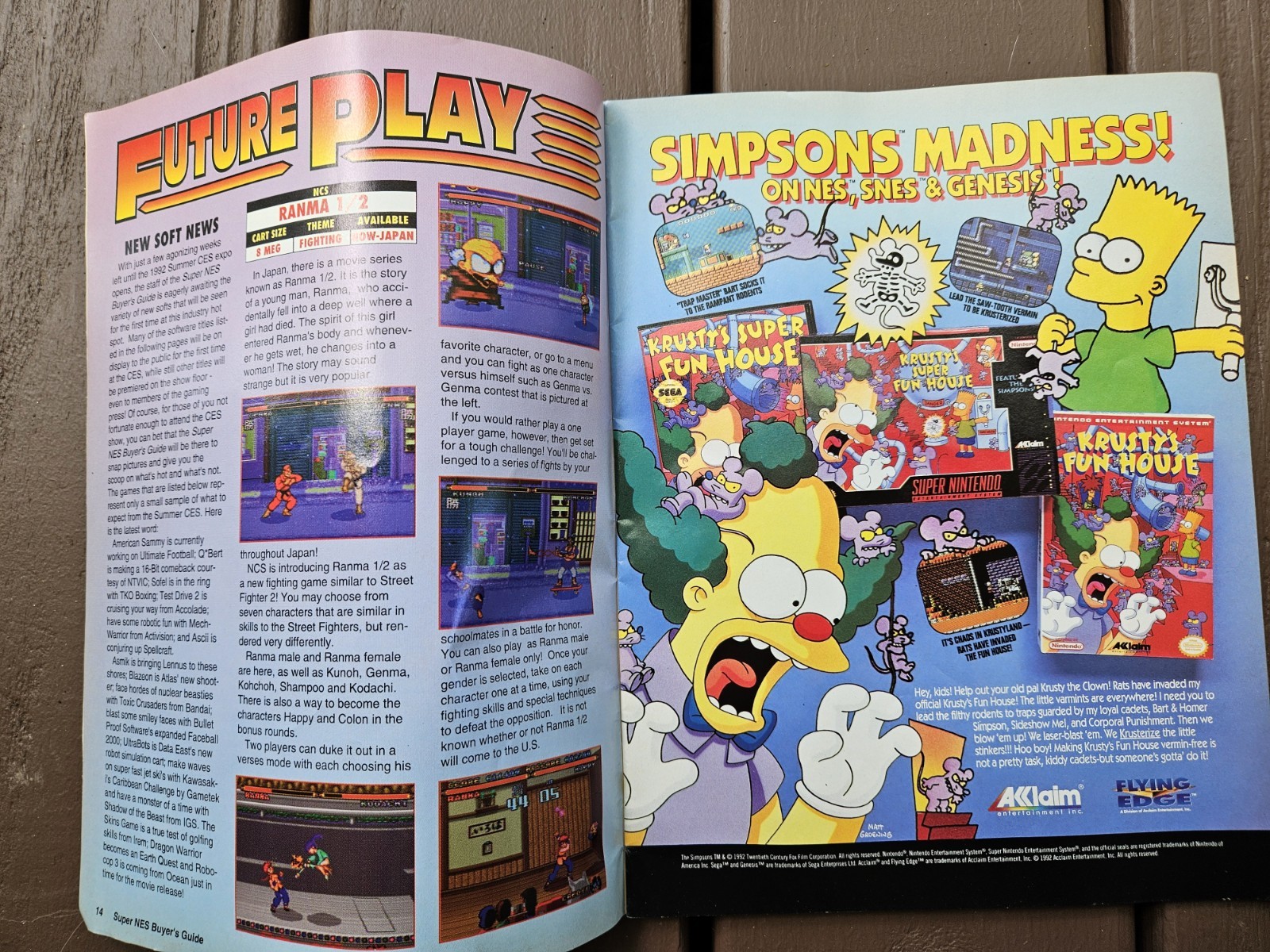 Super NES Buyer’s Guide Magazine Vol 1 No 2 July 1992 TMNT IV – Faded Cover