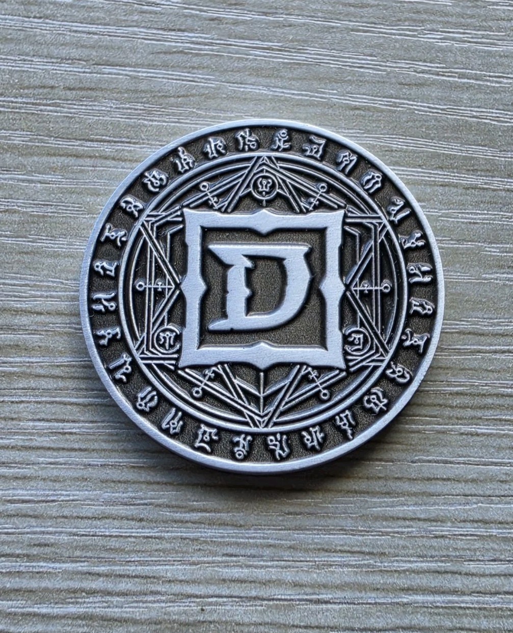 Diablo 4 IV Developer Coin Medal Season Of Infernal Horde #5 D4 Rare Blizzard PC