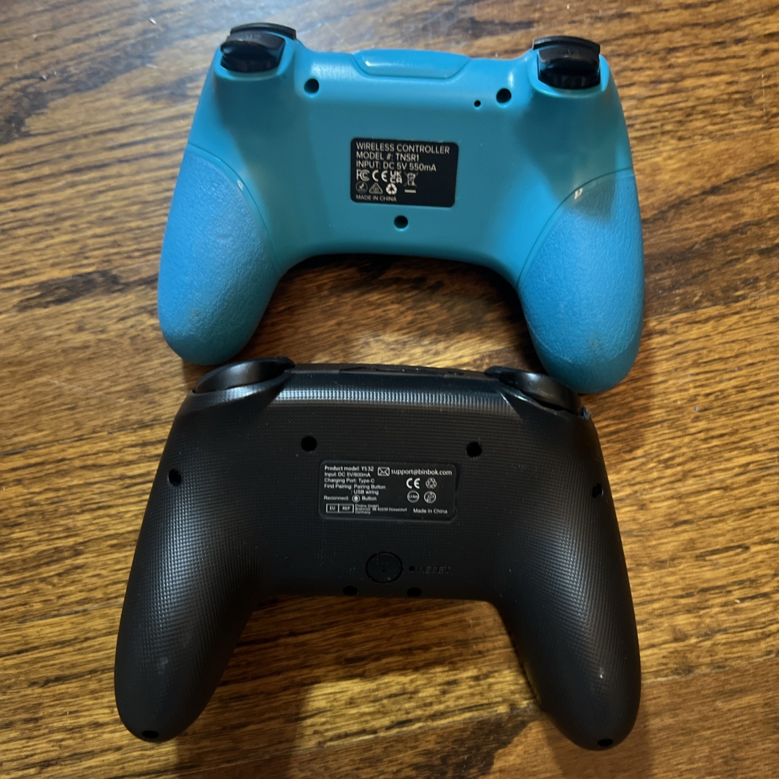 2 Nintendo Switch Controller Wireless Controller Blue & Black Unbranded