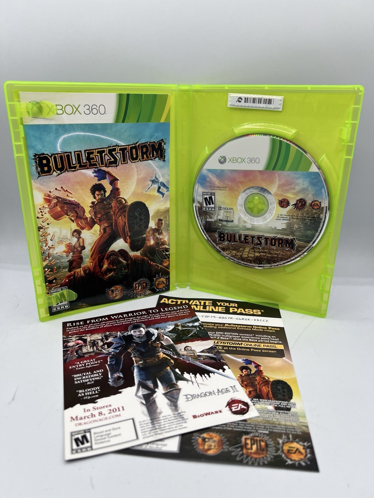 Bulletstorm Epic Edition Xbox 360 Complete CIB