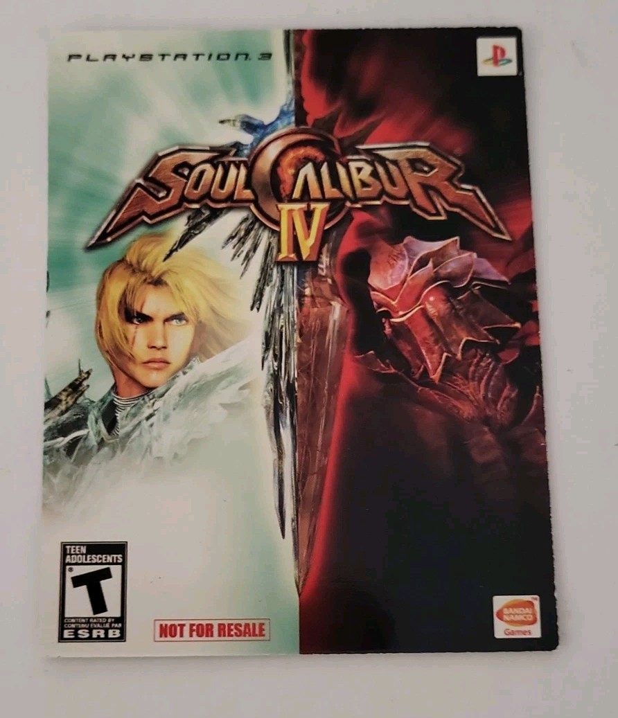 Soul Calibur IV Premium Edition Tin With New Xl Shirt, Comics , Poster & Card