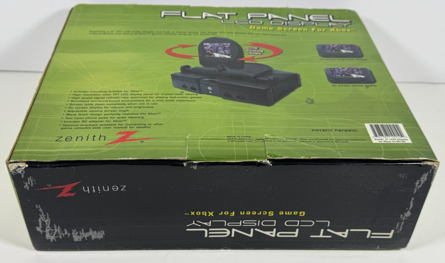 Zenith Flat Panel 5″ LCD Display Game Screen For Original Xbox G10910A Open Box