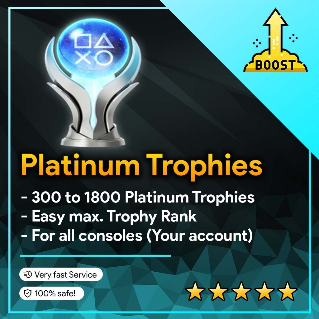 💎 Trophy Level 999 – 1850+ Platinum Trophies PS3 PSN Legit Timestamps Fast 💎