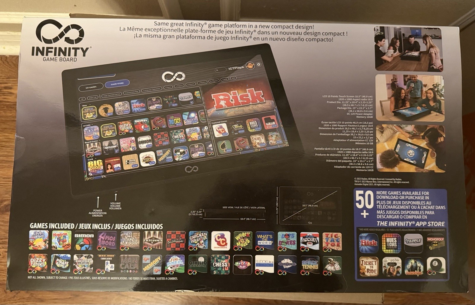 Arcade1Up Infinity Game Board 18.5″ HD Touchscreen w/ 50+ Games
