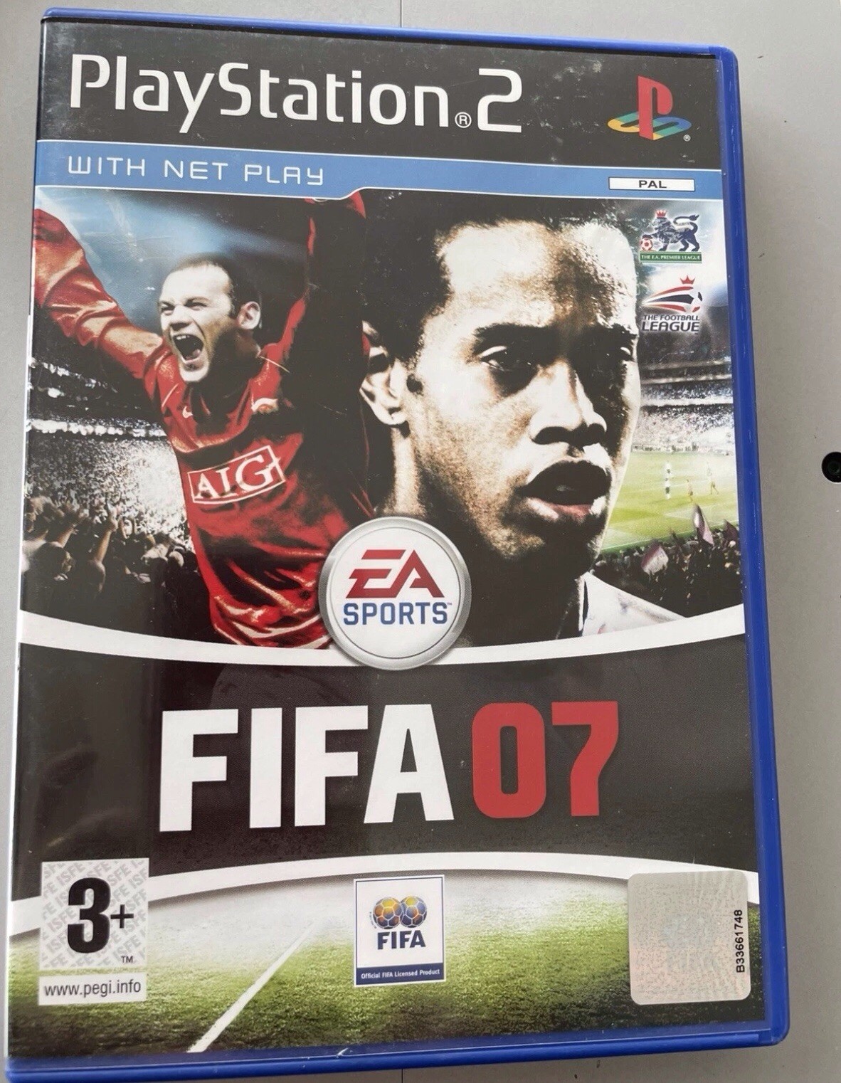 FIFA 07 Soccer Game – PlayStation 2 – PS2 – PAL Version – In Box with Manual