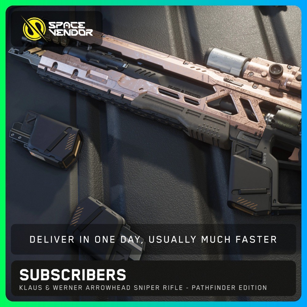 Star Citizen – Klaus & Werner Arrowhead Sniper Rifle – Pathfinder – Space Vendor