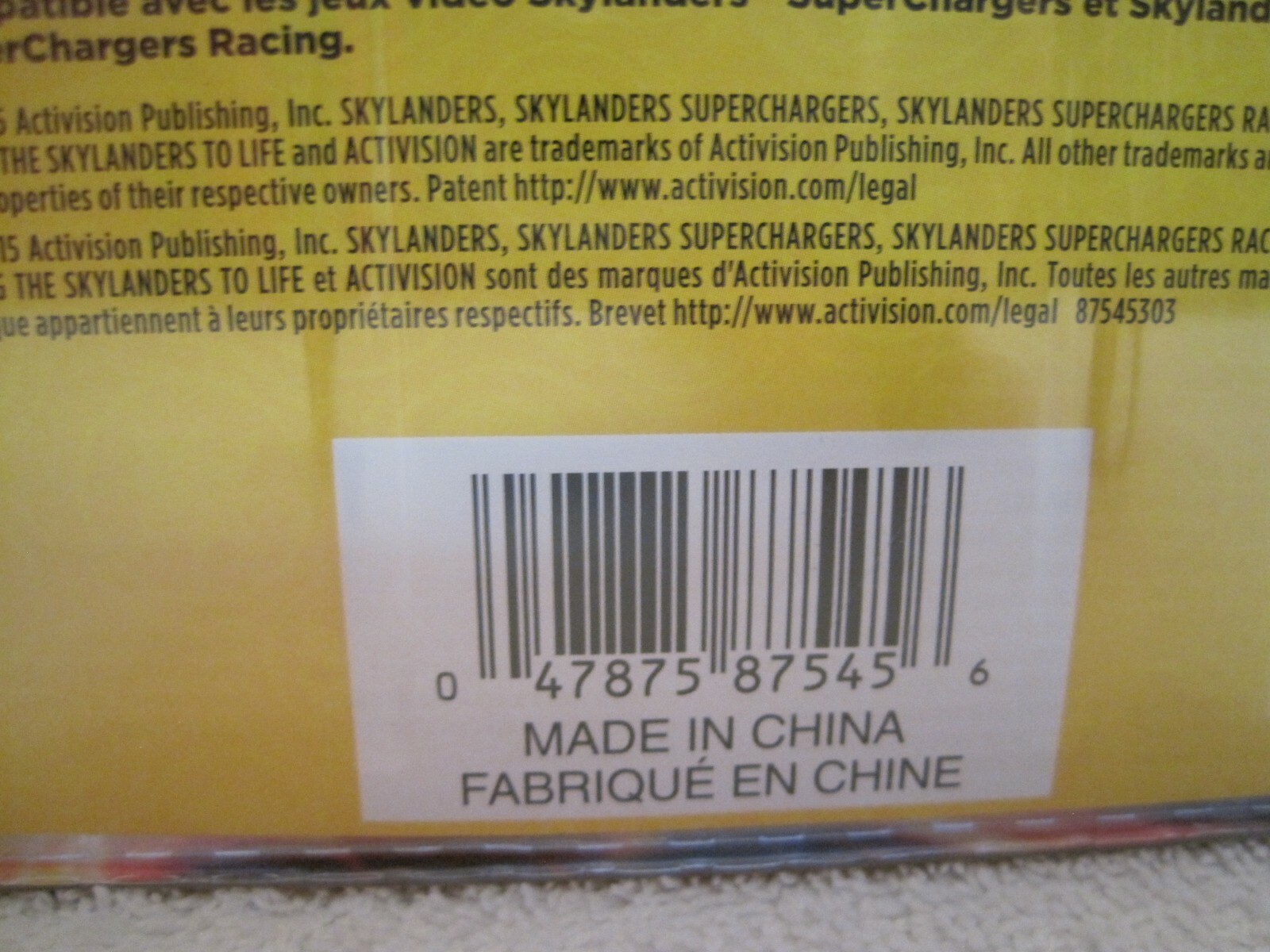 2015 SKYLANDERS SUPERCHARGERS BURN -CYCLE SKYLANDERS LAND VEHICLE–NEW