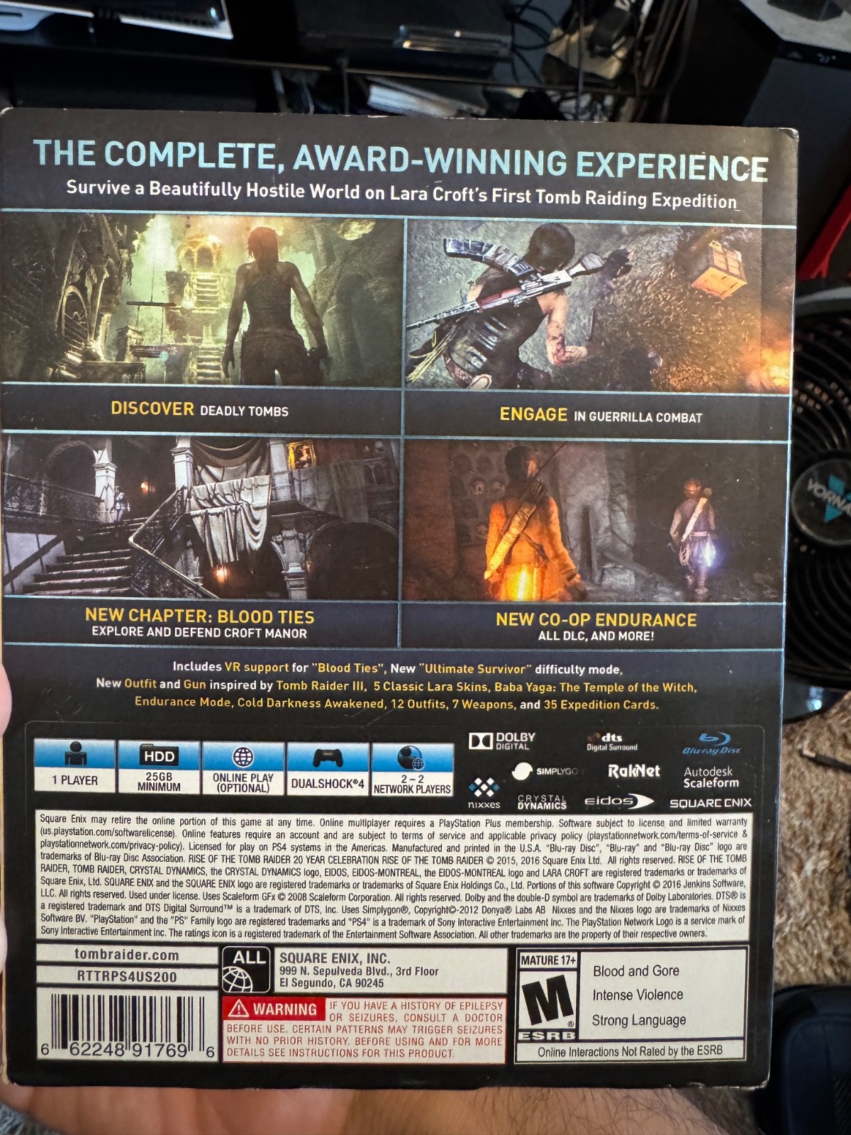 Rise of the Tomb Raider: 20 Year Celebration (PlayStation 4, 2016)