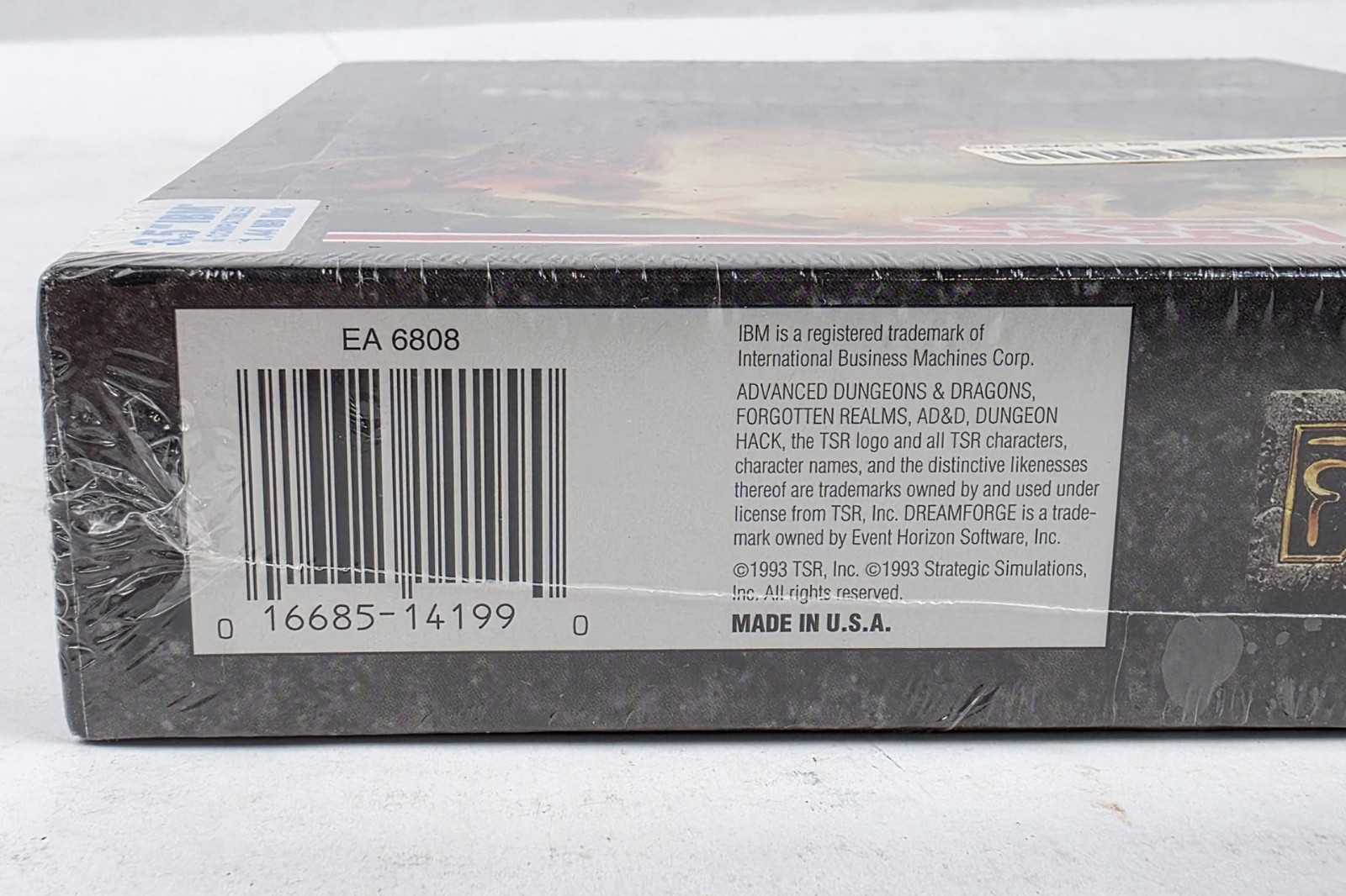 Dungeons & Dragons: Forgotten Realms – Dungeon Hack BIG BOX 3.5″ 1993 TSR SEALED