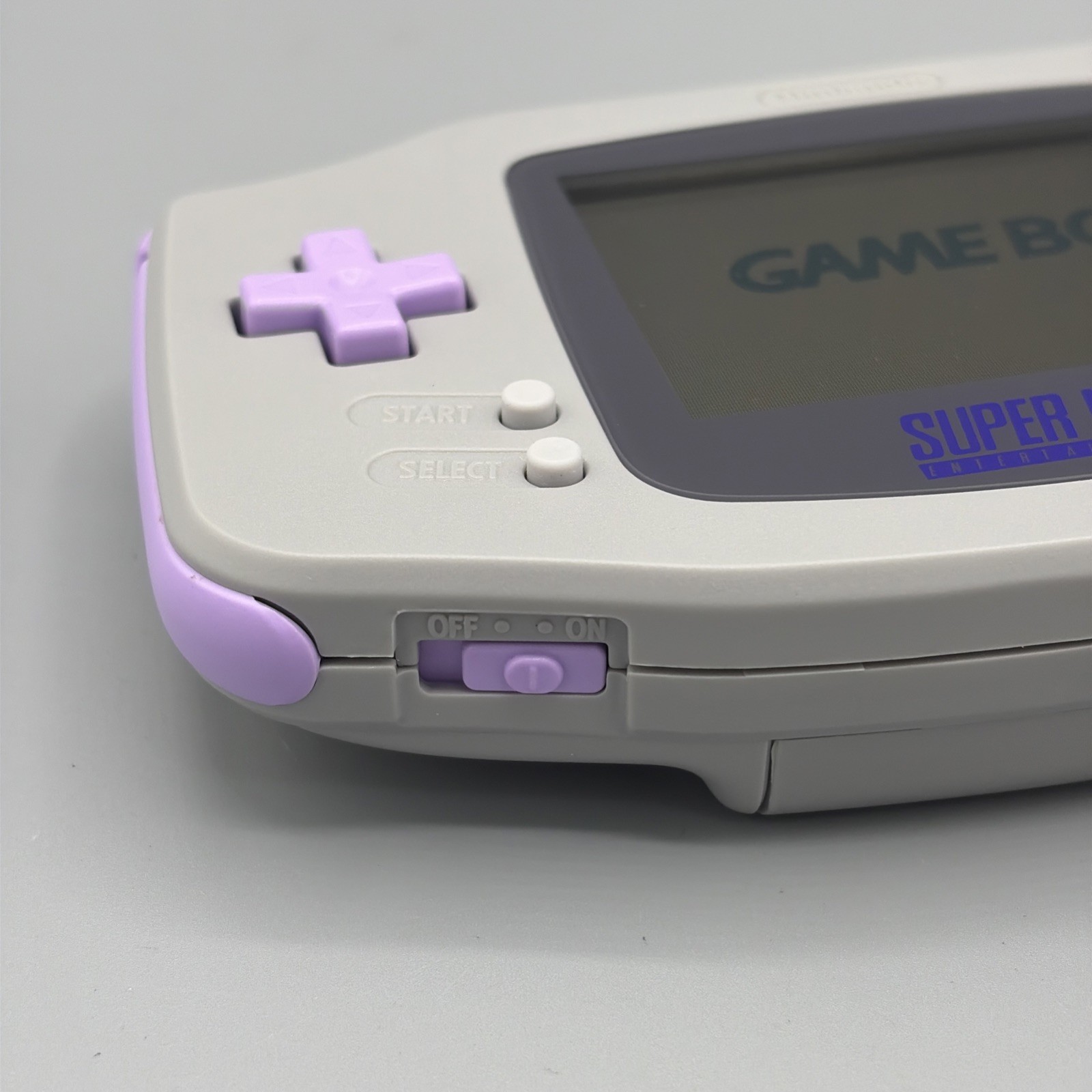 Game Boy Advance GBA SNES Purple Gray Console Custom Edition⭐️ Free Ship🇺🇸