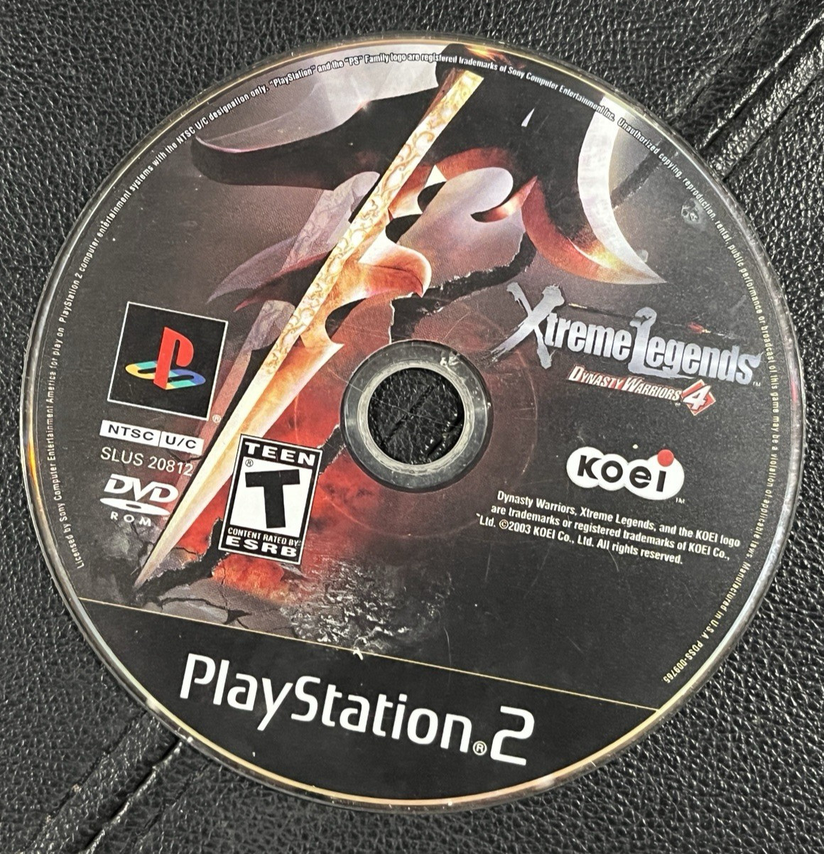 Dynasty Warriors 4 Xtreme Legends Sony PS2 2003 Complete with Reg. Card Tested!