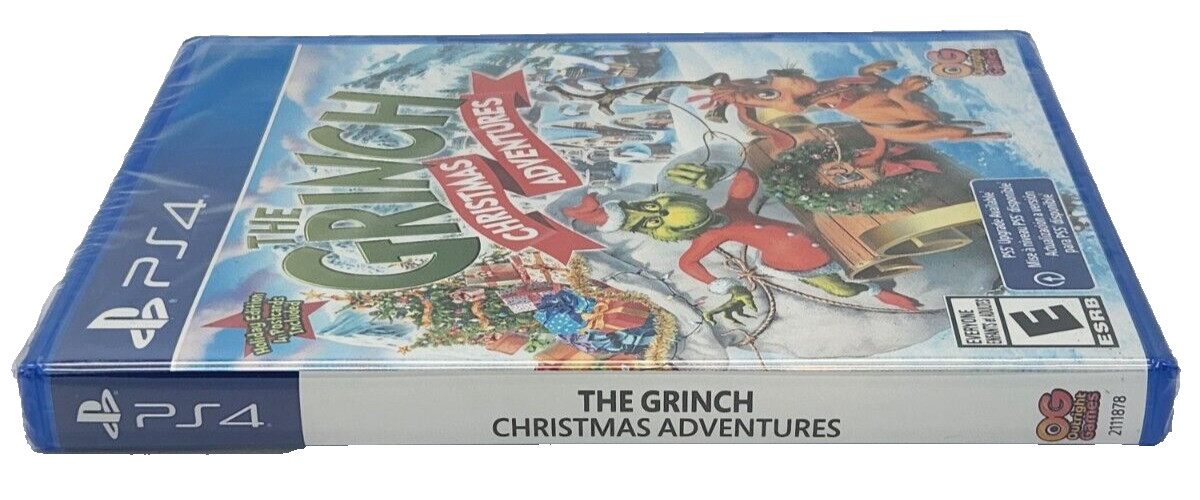 The Grinch Christmas Adventure PlayStation 4 PS4 – Brand New Factory Sealed US