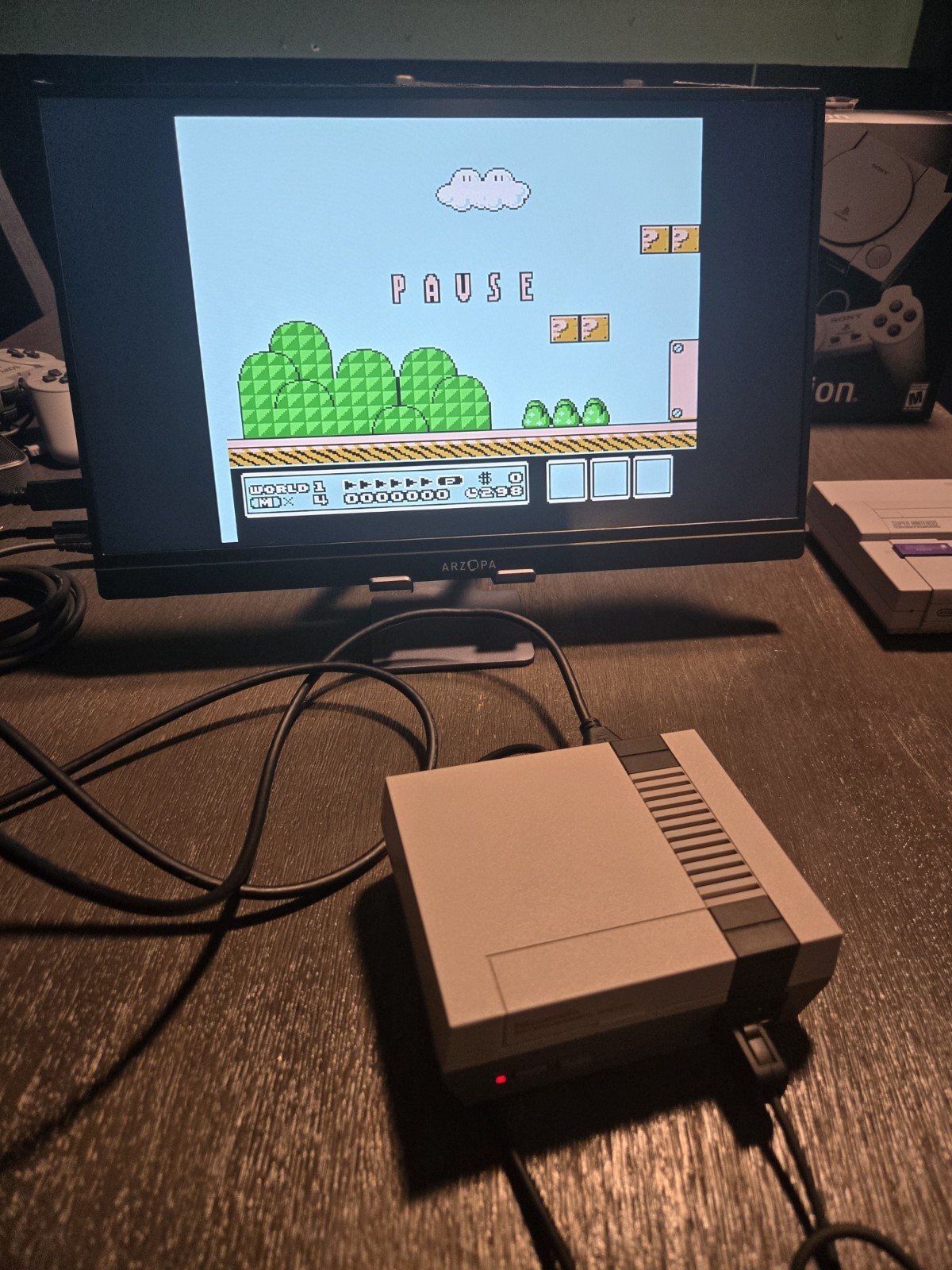 Mini Console Lot. Classic Nintendo NES,SNES, And Playstation