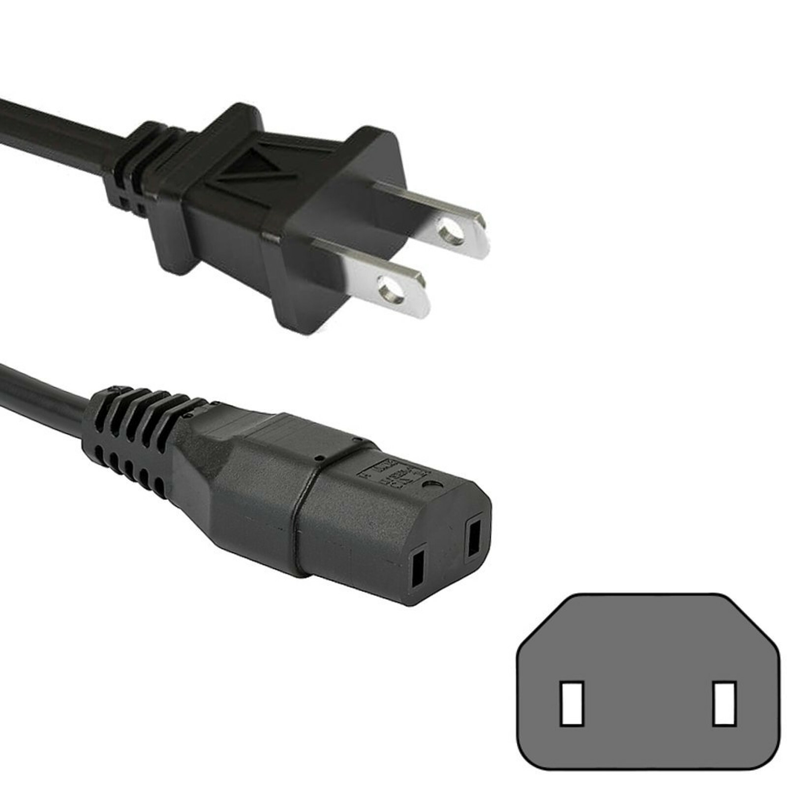 10ft AC Power Cord for Sony PlayStation PS 4 Pro Gaming Console, Mains Cable