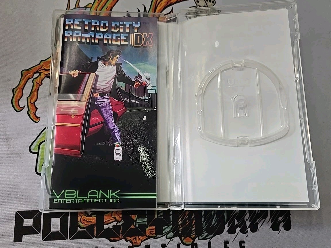 Retro City Rampage DX PSP Case & Manual Only *NO GAME*LIMITED To 3000*FAST SHIP