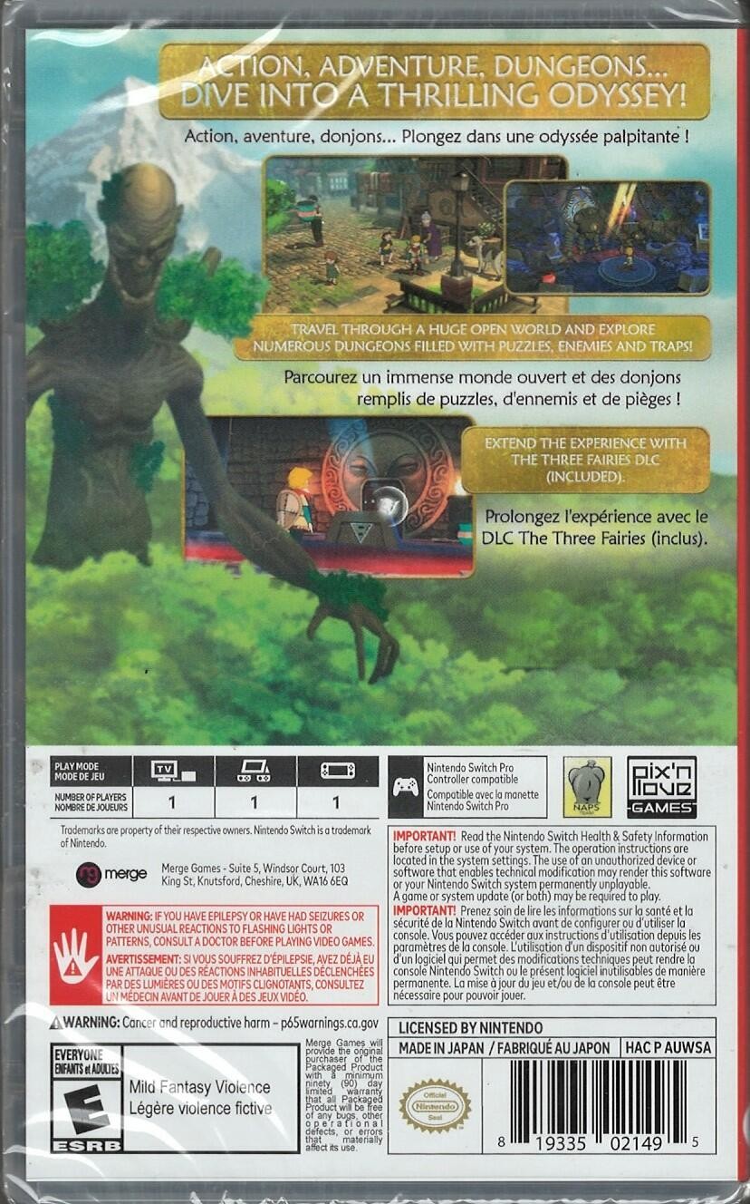 Baldo:Guardian Owls-Three Fairies Edition – Nintendo Switch