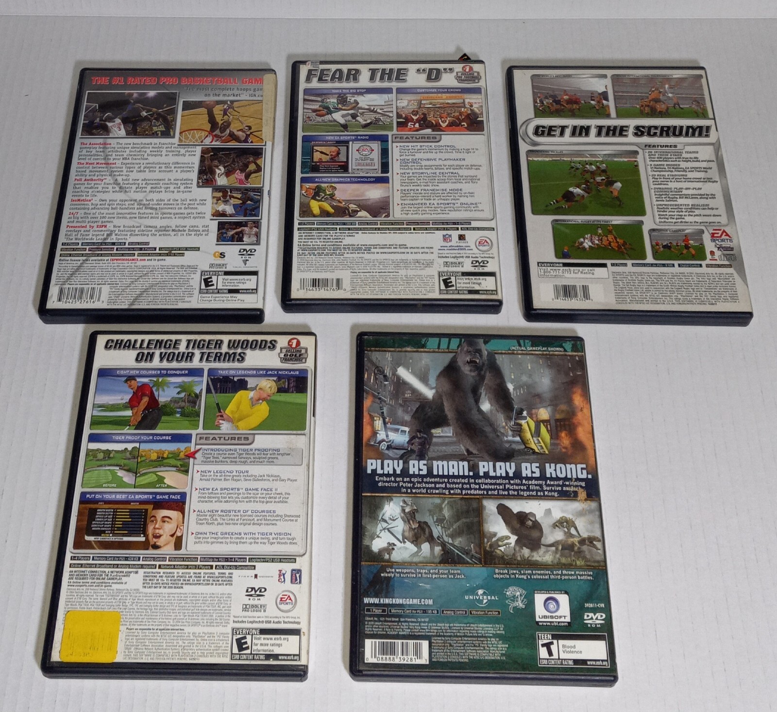 PS2 Games Lot Mixed Titles PlayStation 2 Sports Etc