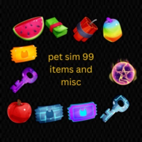 pet simulator 99 items and misc. (sending to mailbox just give me your username)