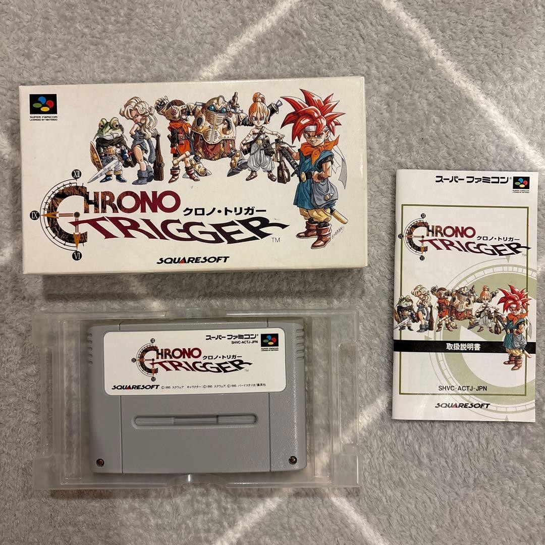Sf4 Nintendo Super Famicom Chrono Trigger Final Fantasy IV V VI set Japan SFC