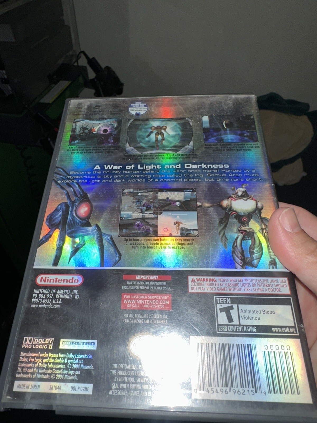 Metroid Prime 2 Echoes (Nintendo GameCube, 2004) – Complete W/Manual