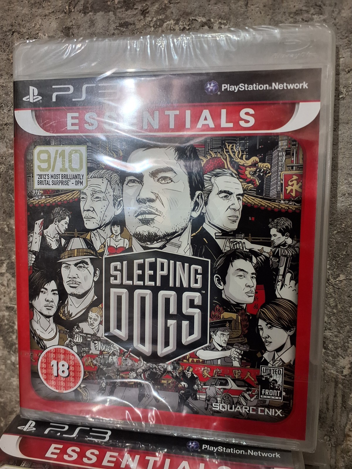 Play station PS3 Essentials Sleeping Dogs R18 ORIGINAL PACKAGING.