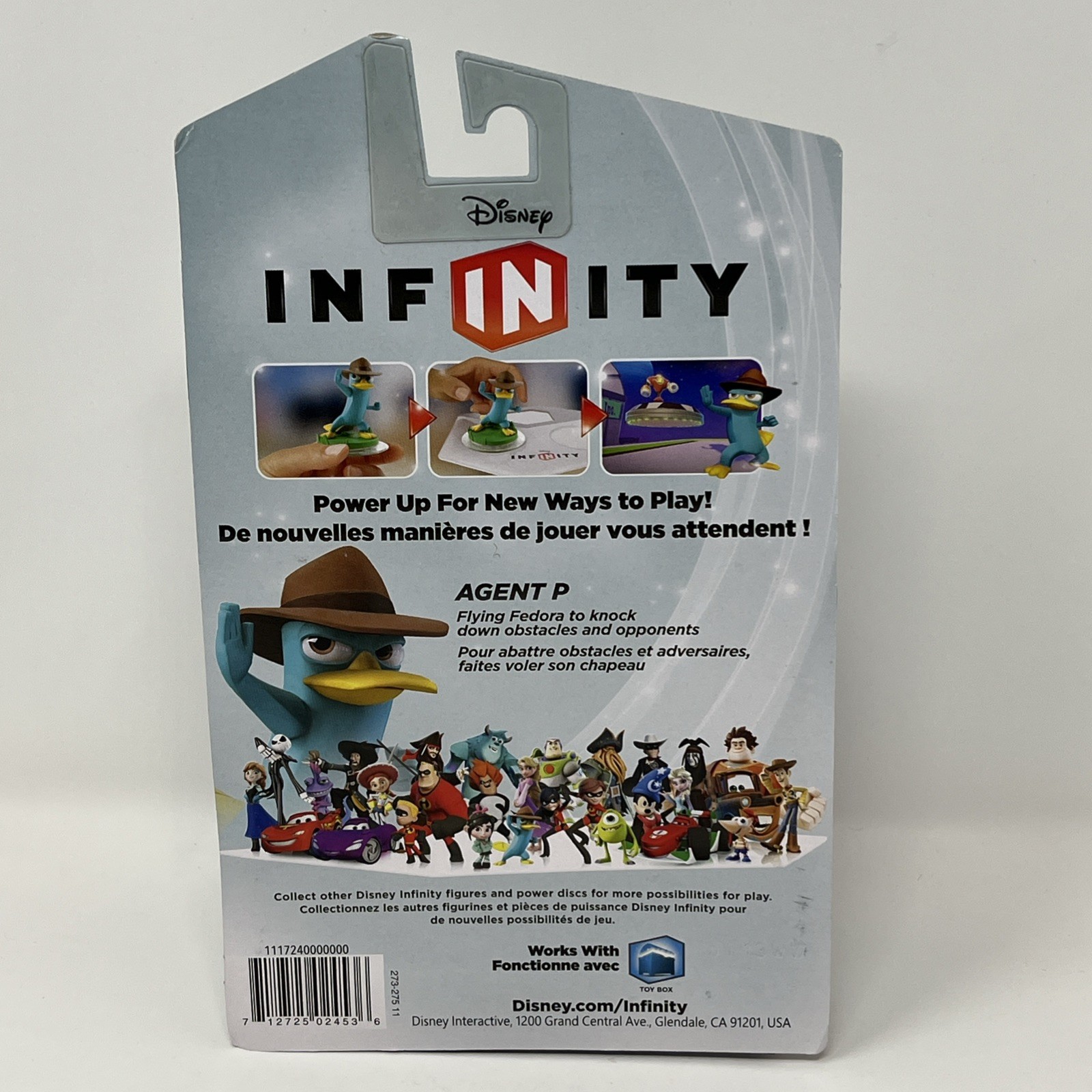 Disney Infinity 1.0 Agent P Phineas Action Figure Xbox 360 Wii PS4