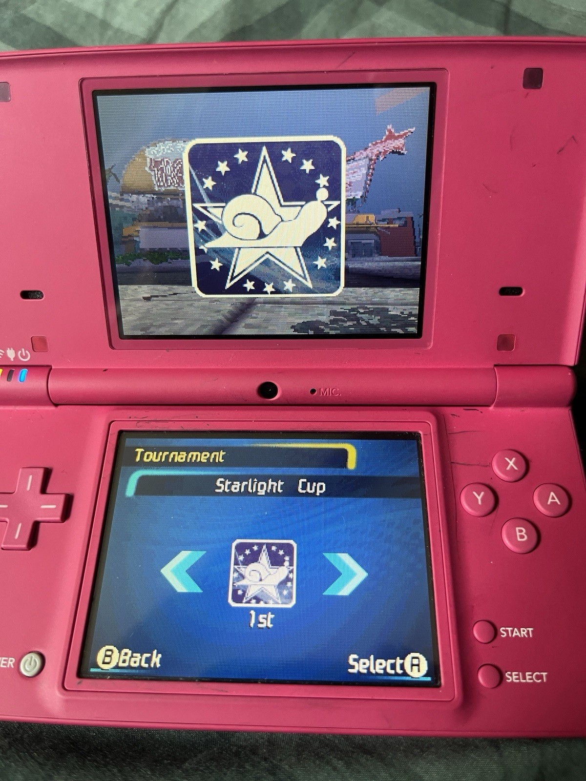 Hot Pink Nintendo DSi With Black Carrying Case Tested & Factory Reset