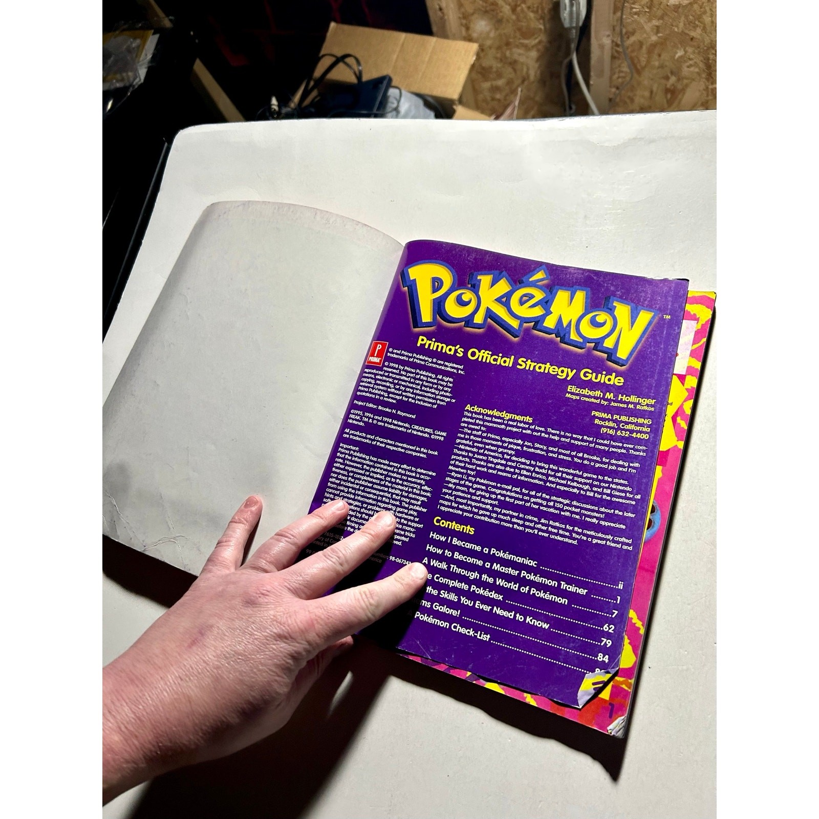 POKEMON: PRIMA’S OFFICIAL STRATEGY GUIDE Red & Blue Versions 1998 Gameboy🔥