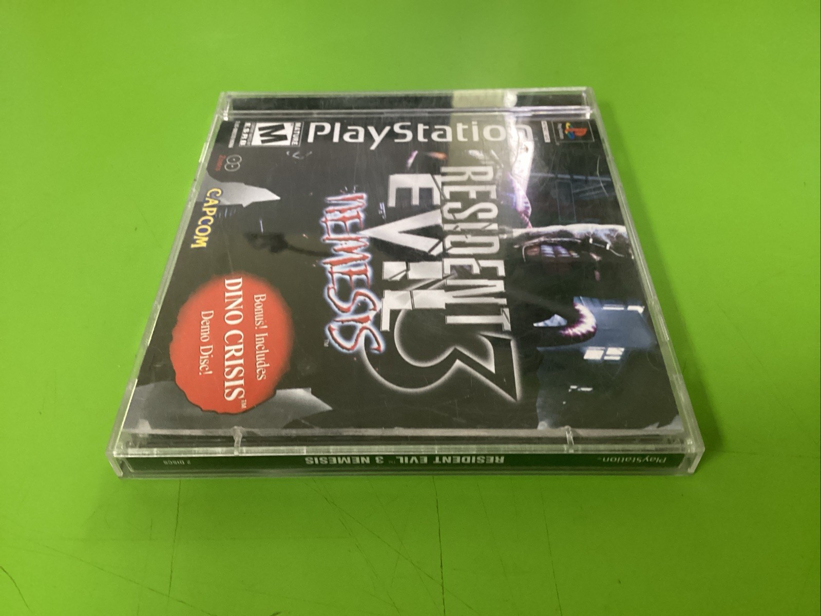 Resident Evil 3: Nemesis (PS1, 1999) CIB Manual Reg Card W/ Demo Disc Tested