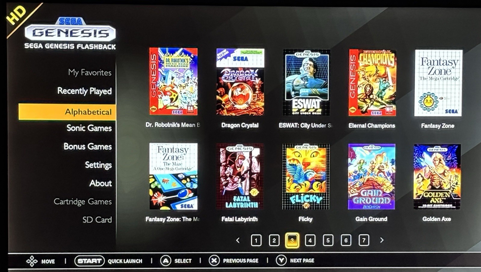 Sega Genesis HD Flashback , Controllers & 85 Built-in Games TESTED Working