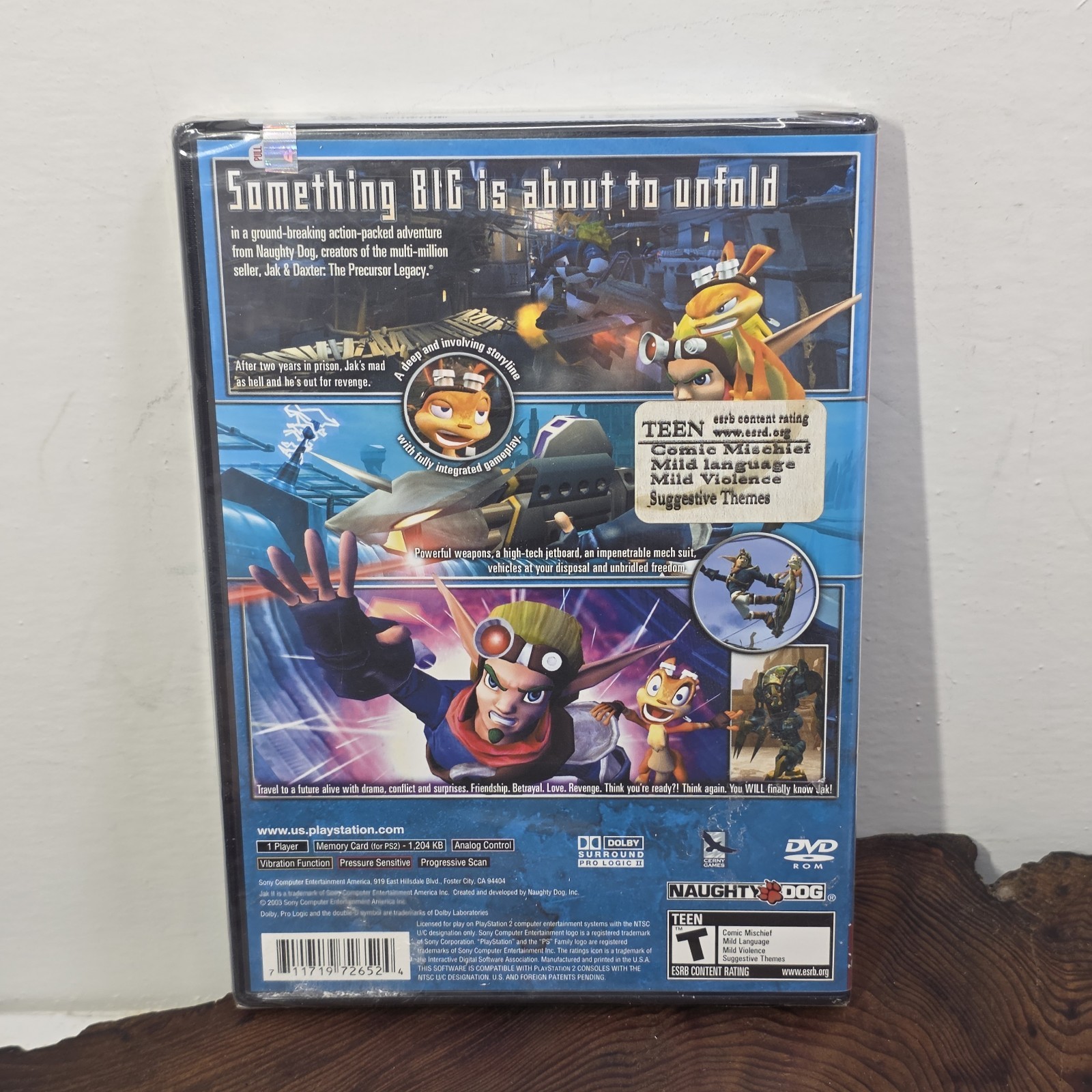 1E Jak II (Sony Playstation 2, 2003) PS2 Greatest Hits Brand New and Sealed