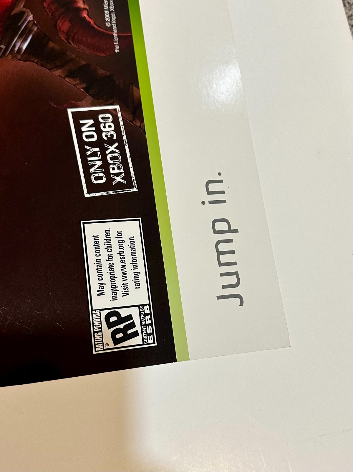 🔥 Fable II XBox 360 Vintage Video Game EMBOSSED RETAIL PROMO Poster RARE🔥