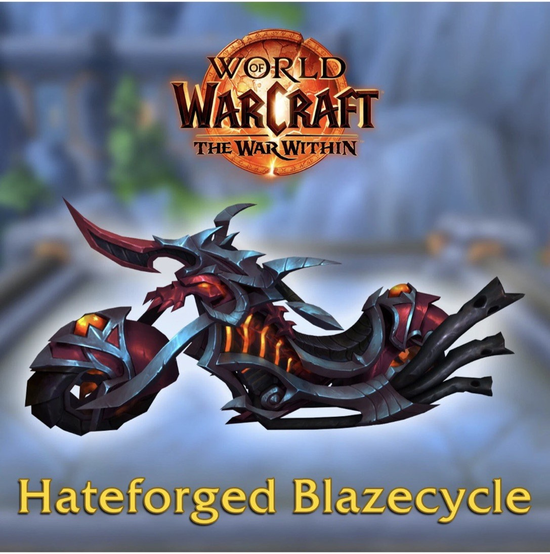 HATEFORGED BLAZECYCLE [Global] – Mountain Dew x World of Warcraft Promo Mount