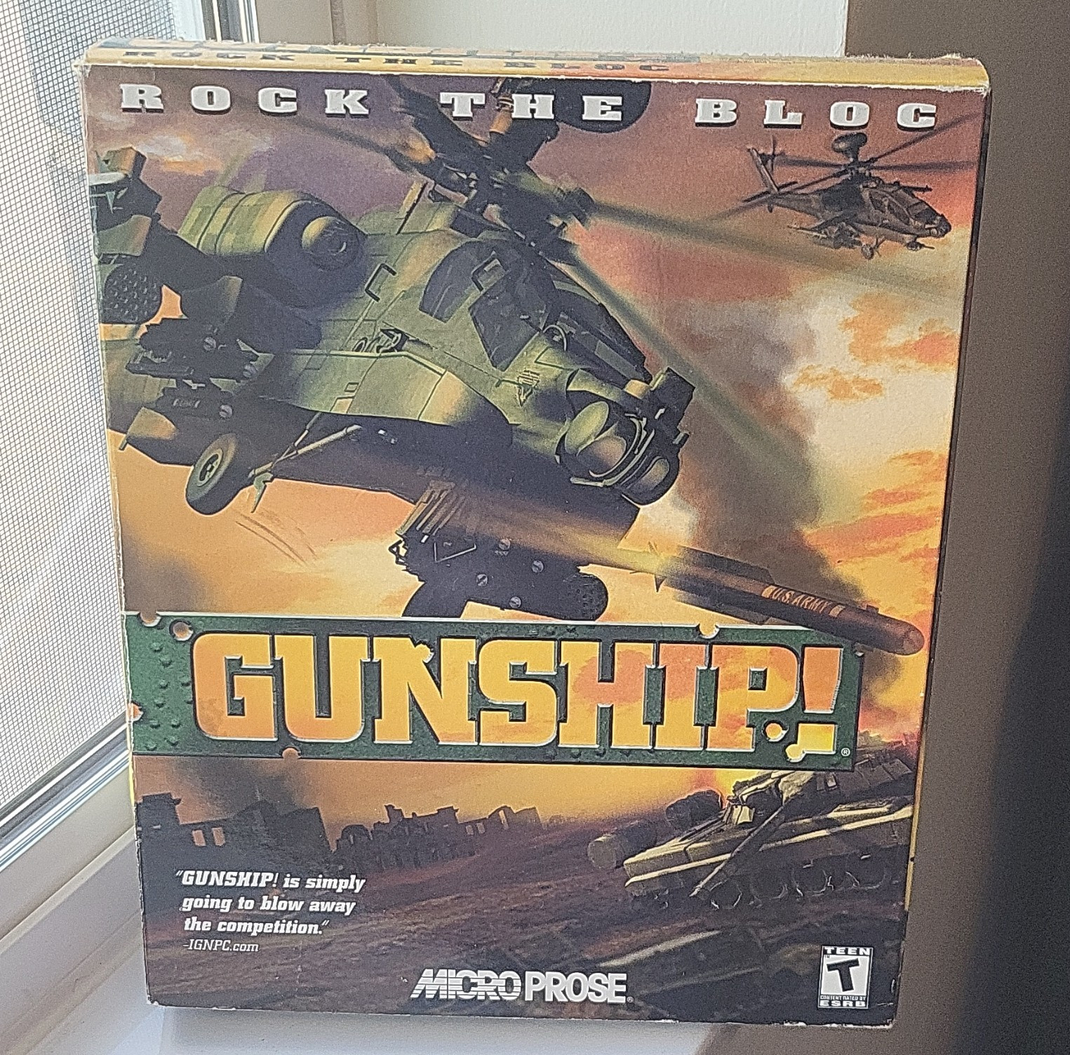 MicroProse Gunship! PC Flight Simulation (1999) w/ Manual, Multiplayer