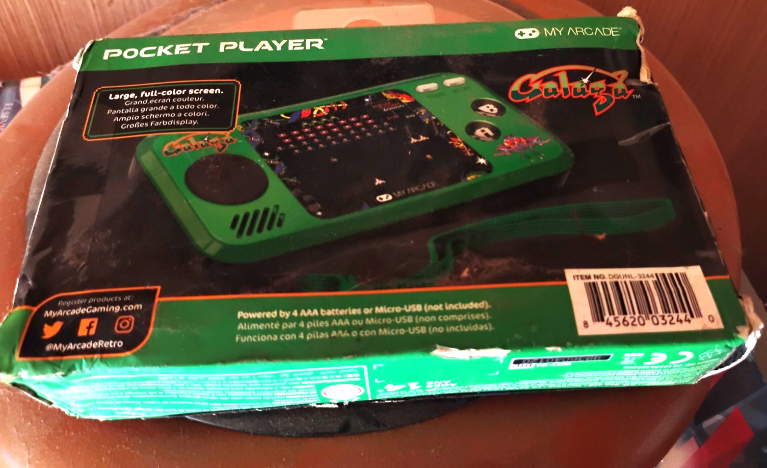🔥My Arcade GALAGA Pocket Player Portable Gaming System DGUNL-3244
