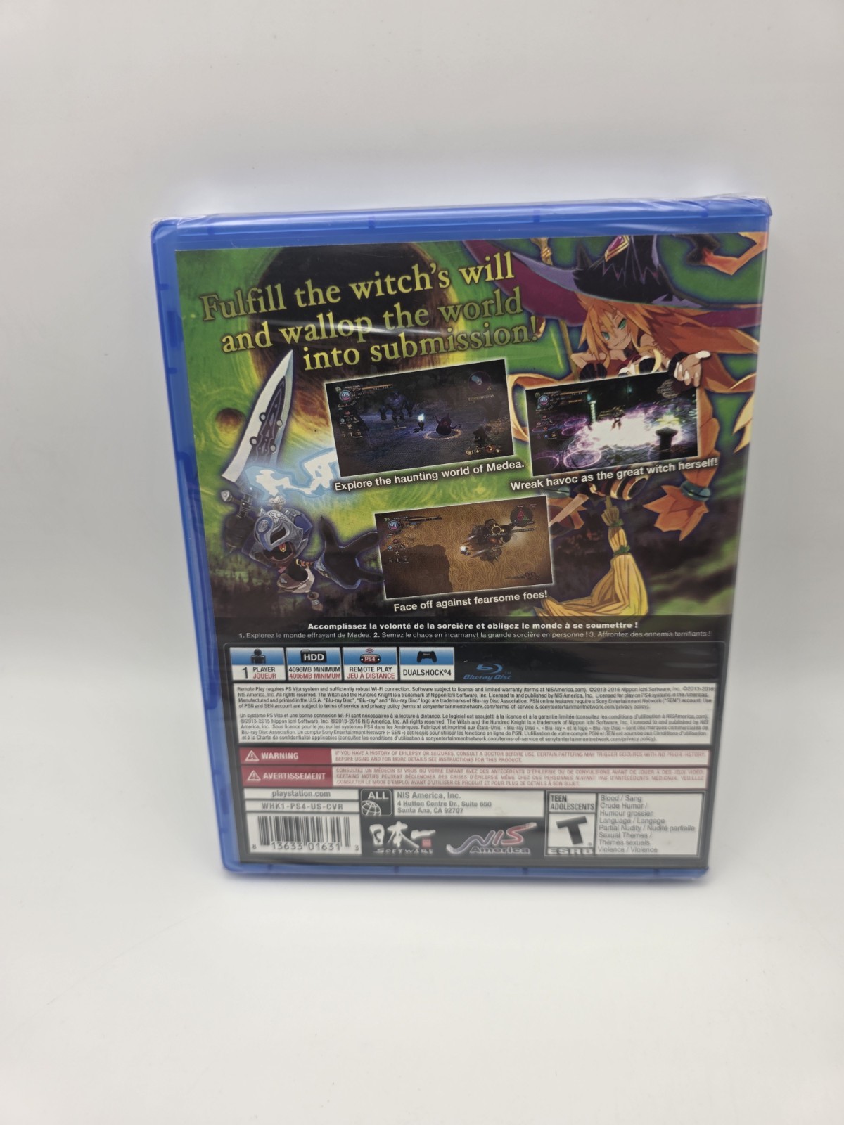 The Witch and the Hundred Knight Revival Edition PlayStation 4 PS4 Factory Seale