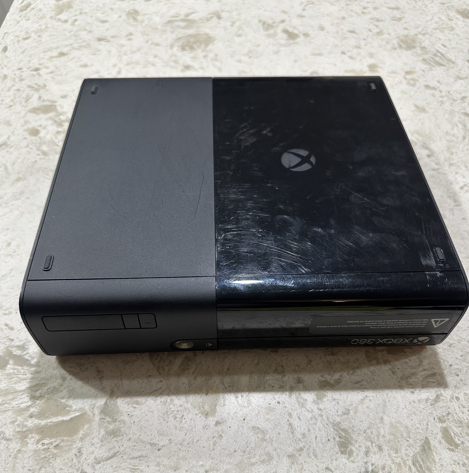 Xbox 360 E Console w/ 2 Games HDMI & Power Cord Only (Model 1538) Tested & Works