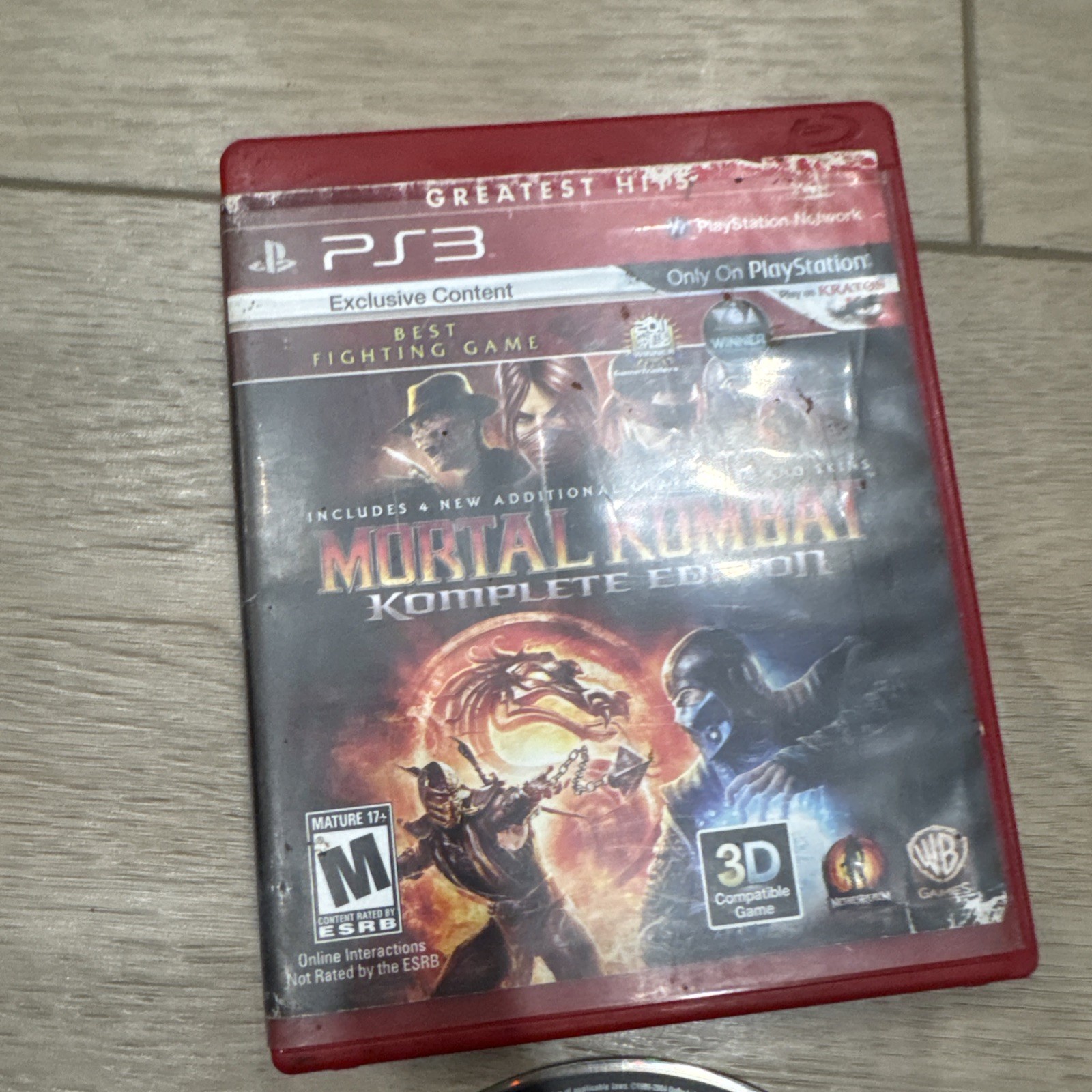 Sony Playstation 3 PS3 Mortal Kombat Komplete Edition Game 2012 Complete CIB