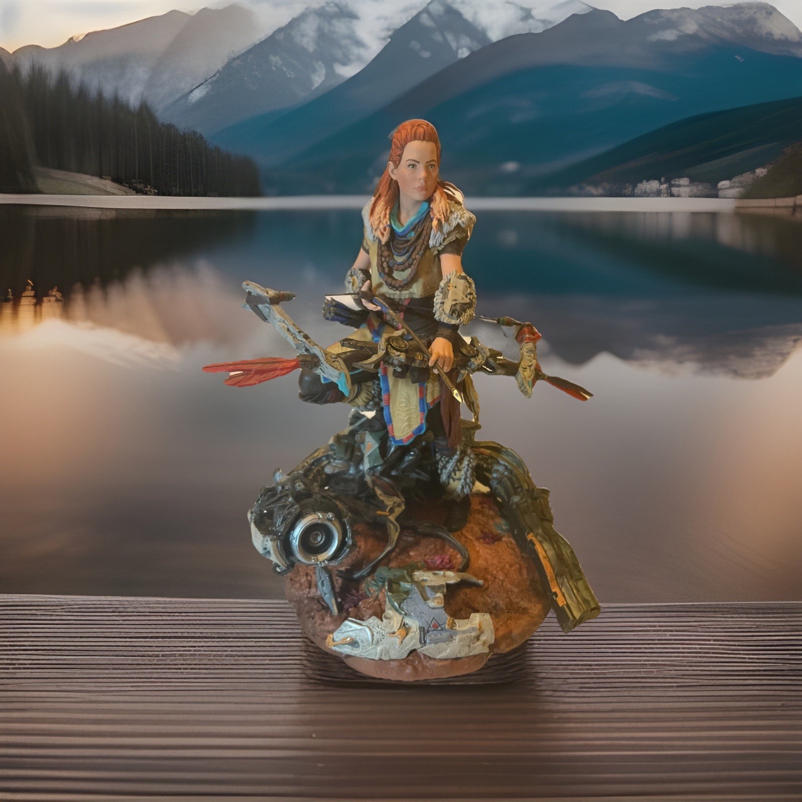 Horizon Zero Dawn Collector’s Edition 9″ Statue Huntress Aloy Figure Only