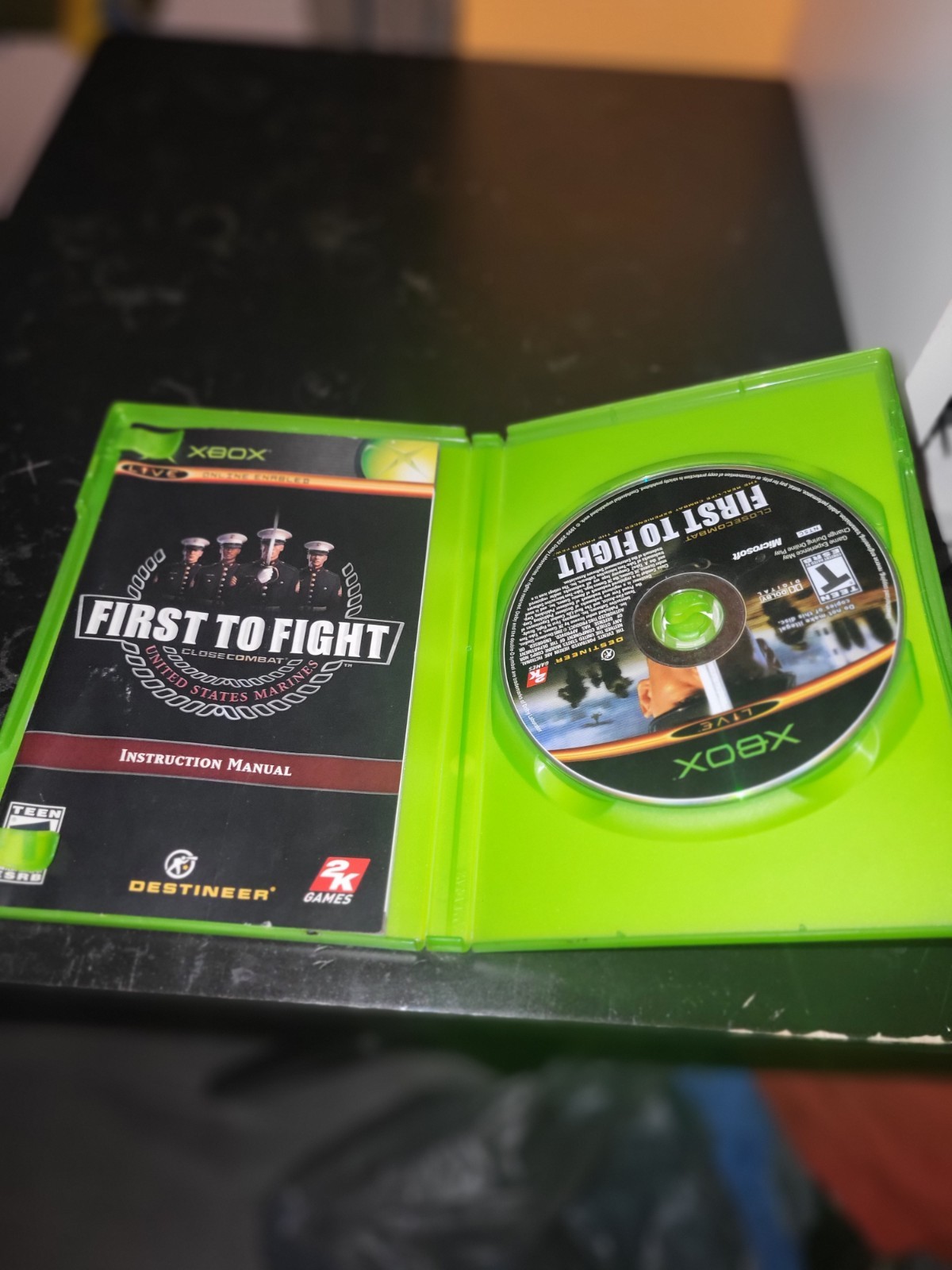 Xbox First To Fight United States Marines Video Game 2005 2K Games Close Combat