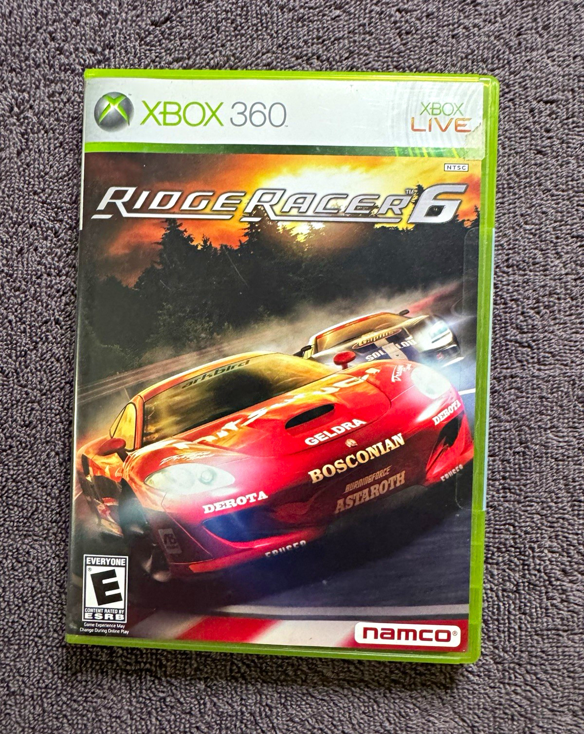 Namco Ridge Racer 6 Racing Ridge Racer Series Xbox 360 Manual NTSC-U/C E