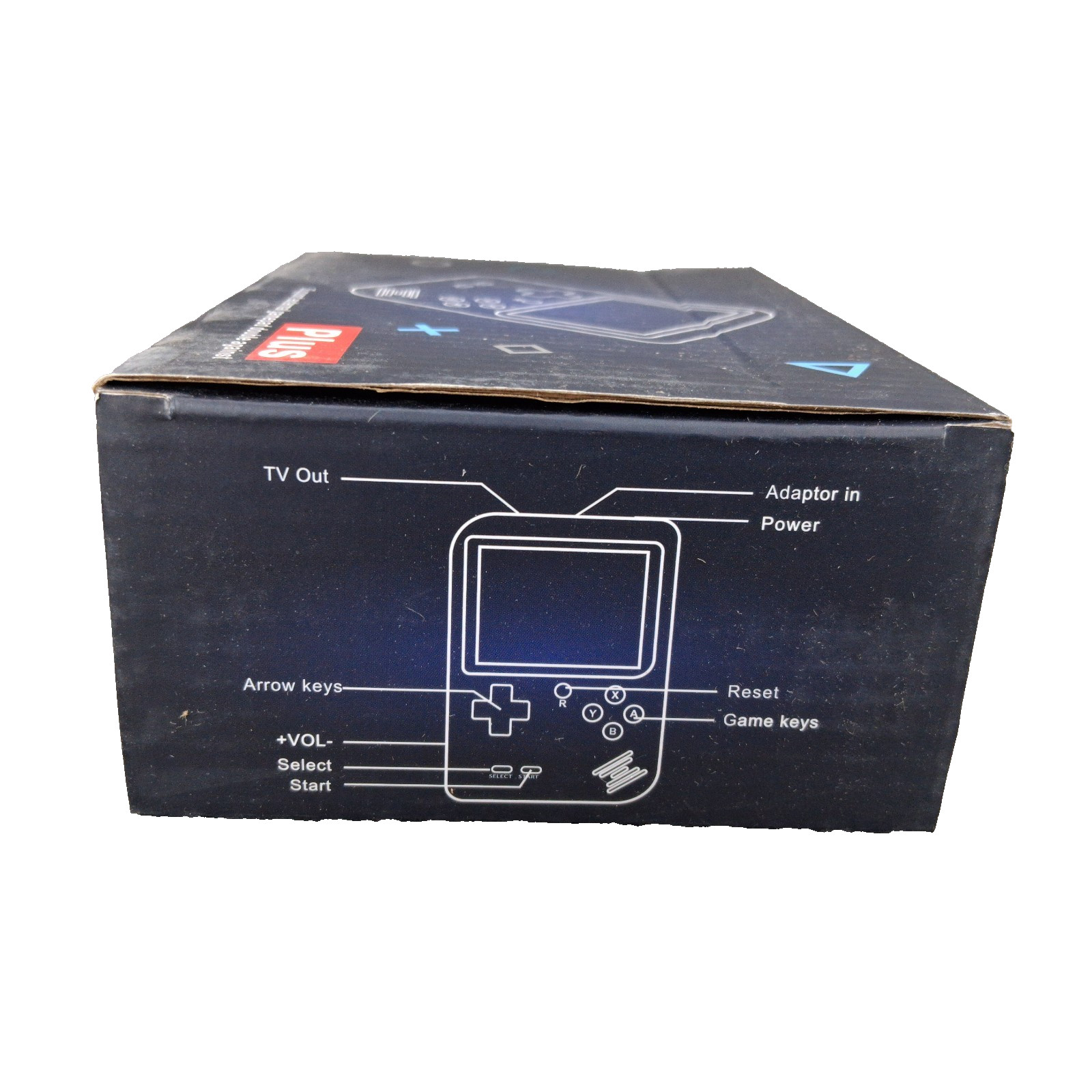 Game Box Hand Held Game System YELLOW 400 Games In 1 Carrying Case