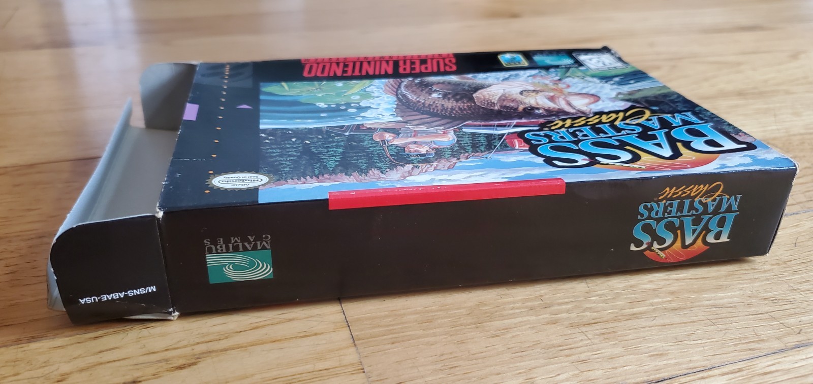 Bass Masters Classic Super Nintendo SNES Complete in Box CIB Manual & Inserts !!