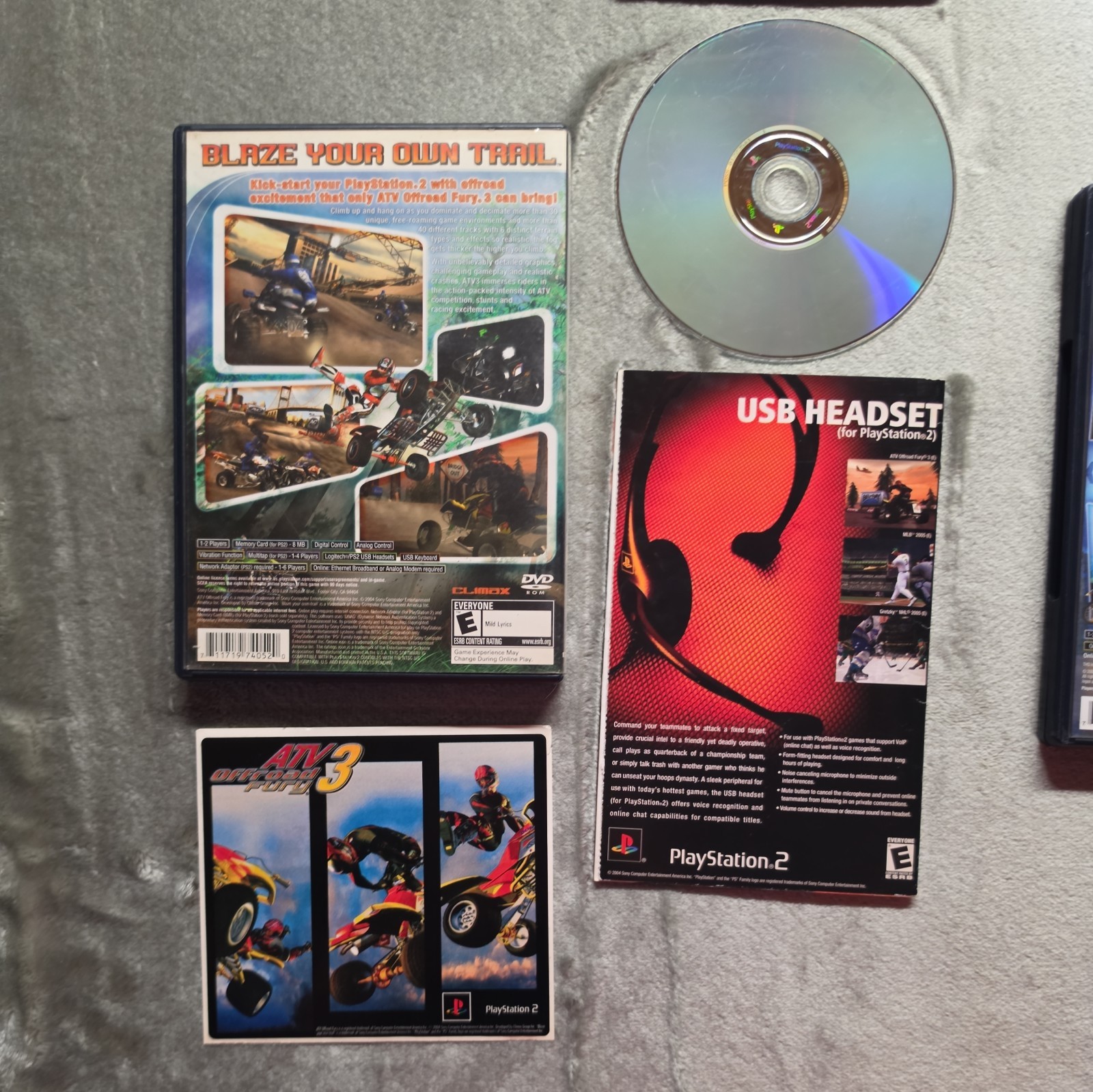 ATV Offroad Fury 1 2 3 & MX vs Lot – PS2 (PlayStation 2) Tested and Complete
