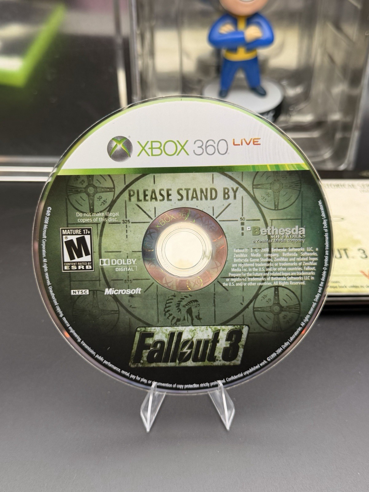 Fallout 3 Collector’s Edition Xbox 360 CIB Complete w/ Lunchbox Bobblehead