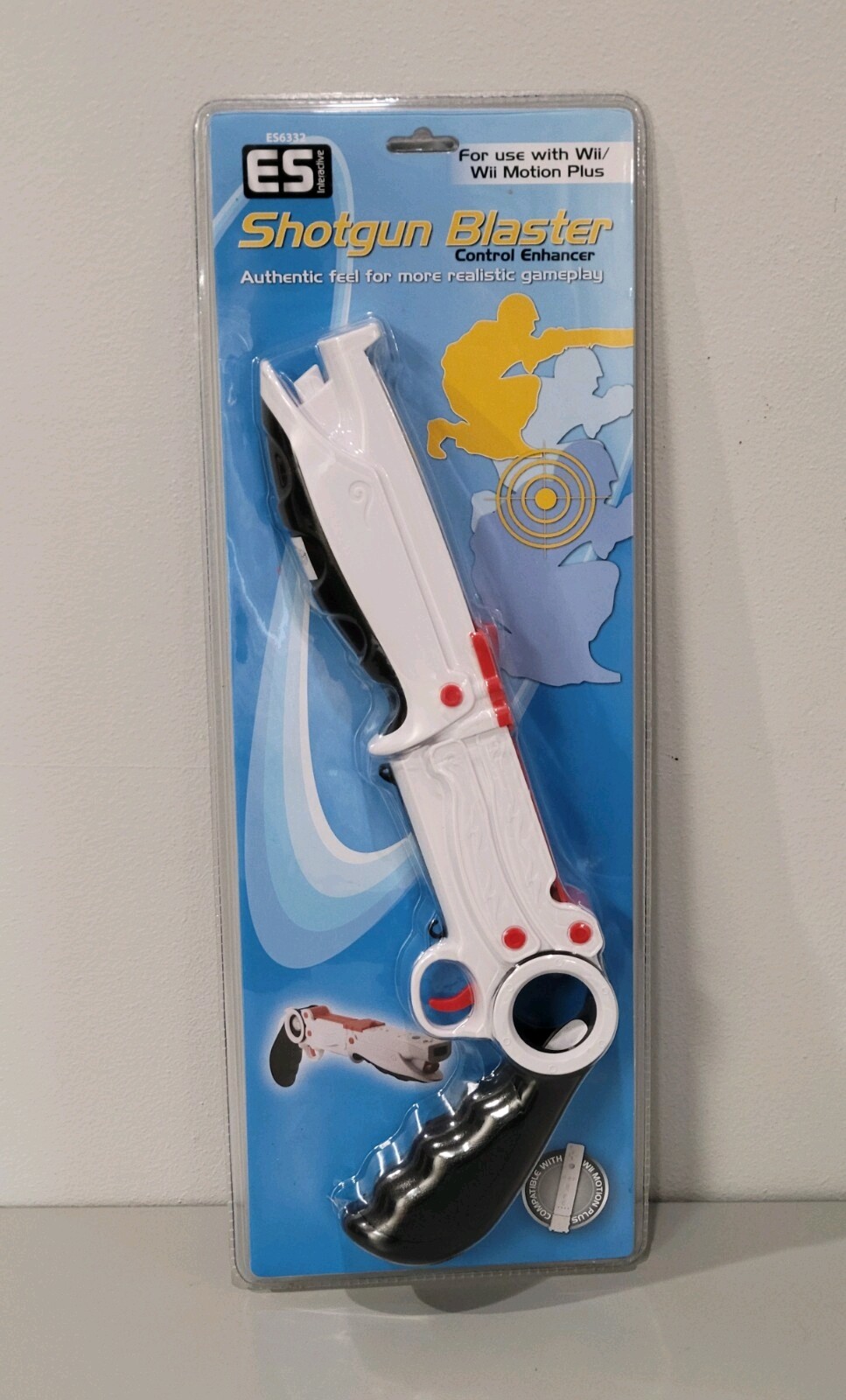Wii Shotgun Controller Accessory Nintendo Wii Game Attachment 15″ SEALED NOS ✅️