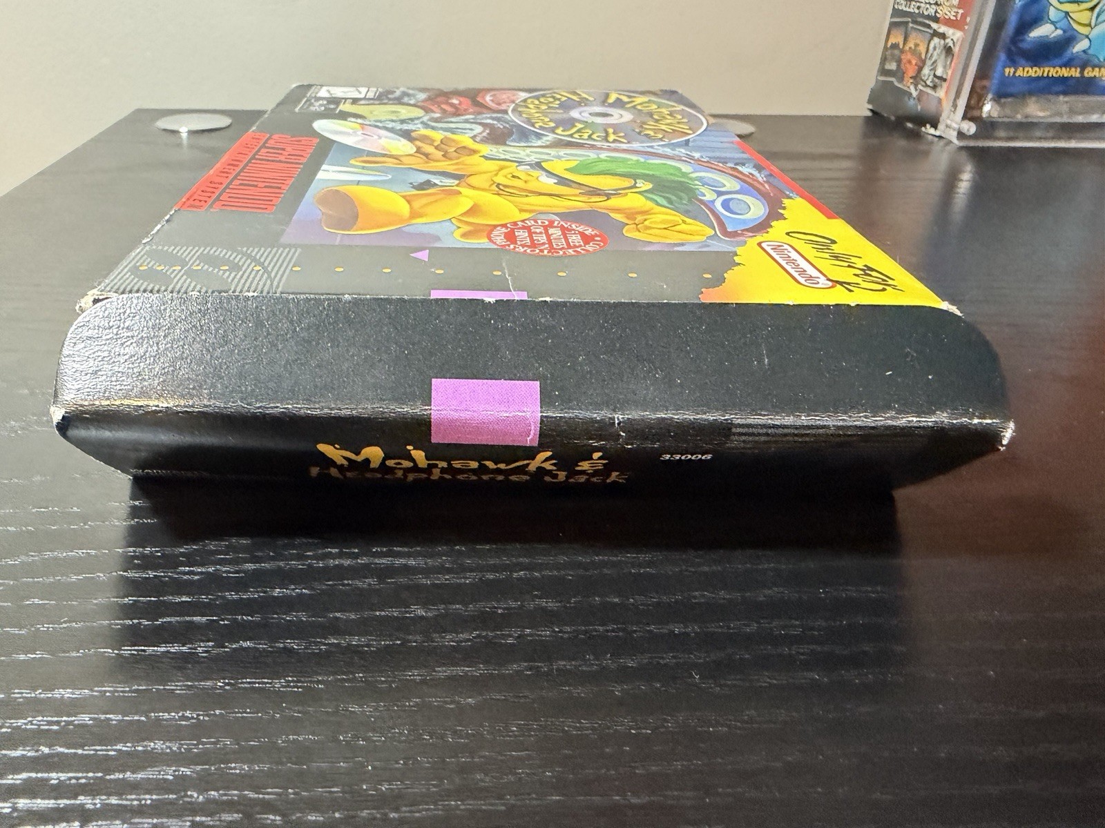 Mohawk & Headphone Jack Super Nintendo Authentic Tested & Working Rare 1997