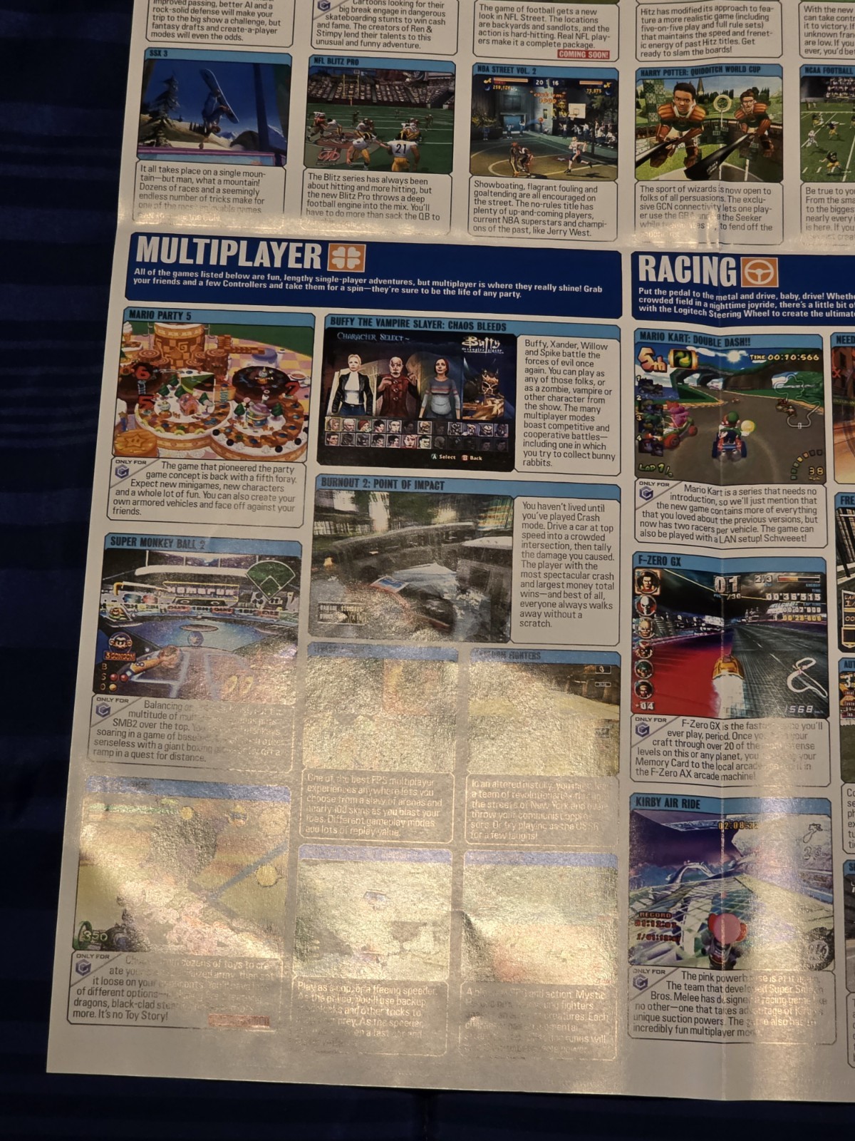 Nintendo Power 2003 Buyer’s Guide GameCube GBA Zelda Pokemon Colosseum