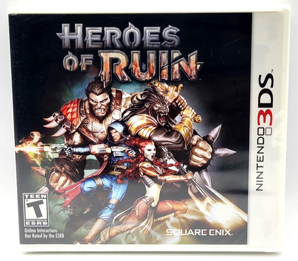 Heroes of Ruin (Nintendo 3DS, 2012) Square Enix FACTORY SEALED NEW