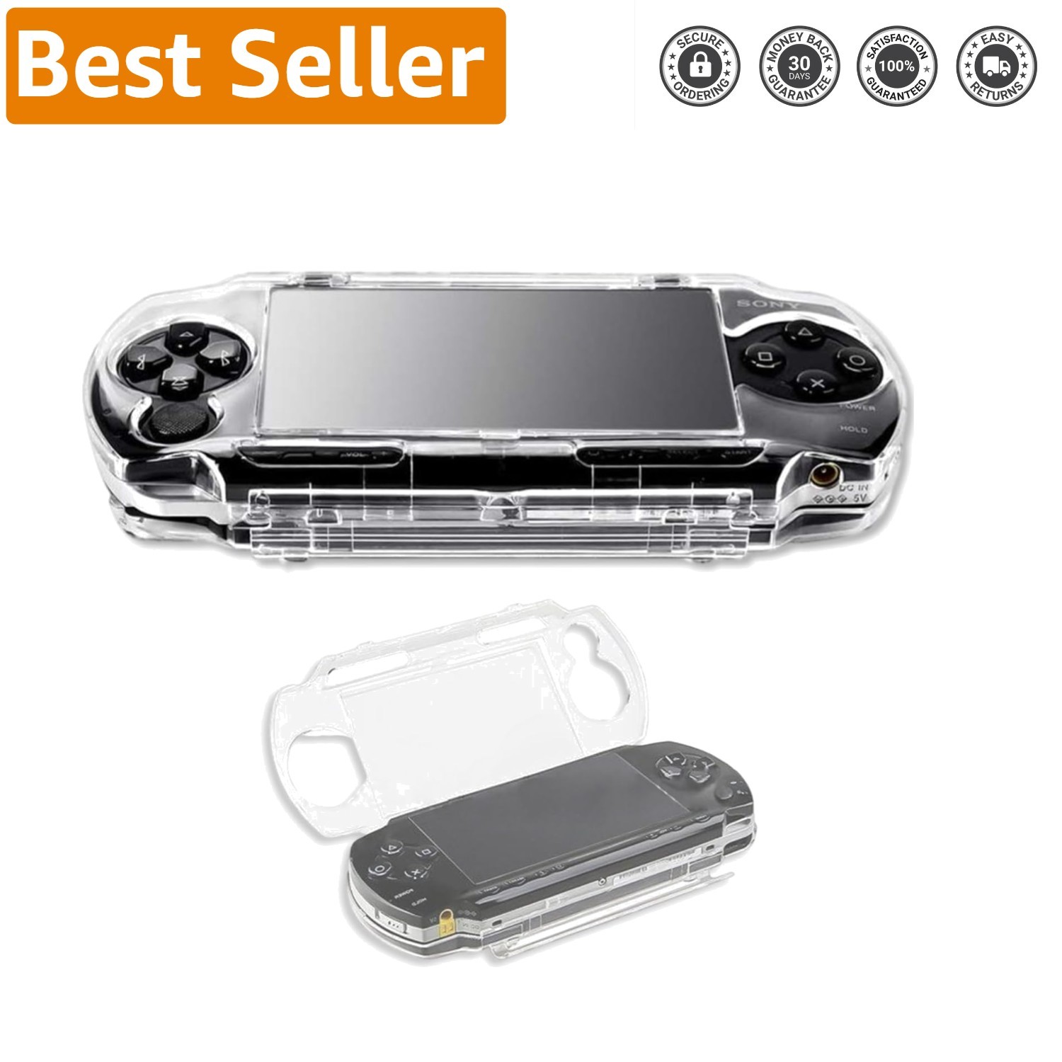 PSP 1001 Shell – Ultra-Clear, Easy Install Case for Minimalist Protection